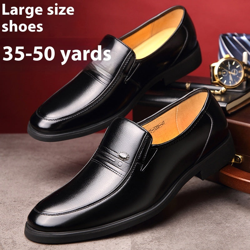 Inner Height Increasing Leather Shoes