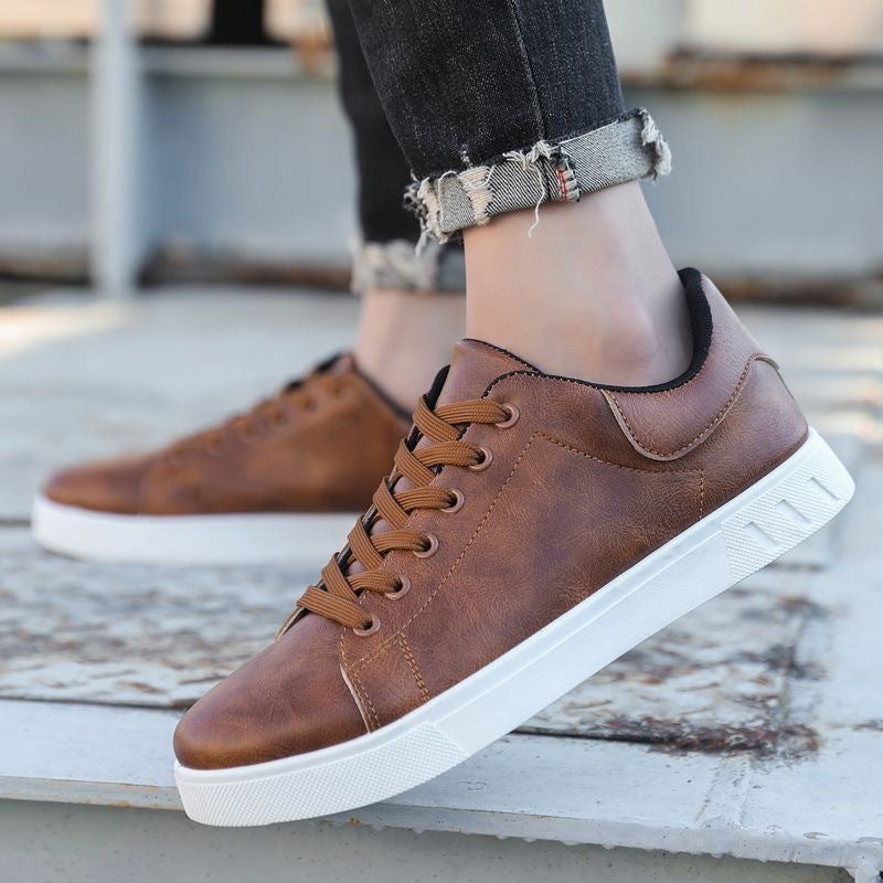 Lace-up Flat Shoes Men's Fashion Shoes