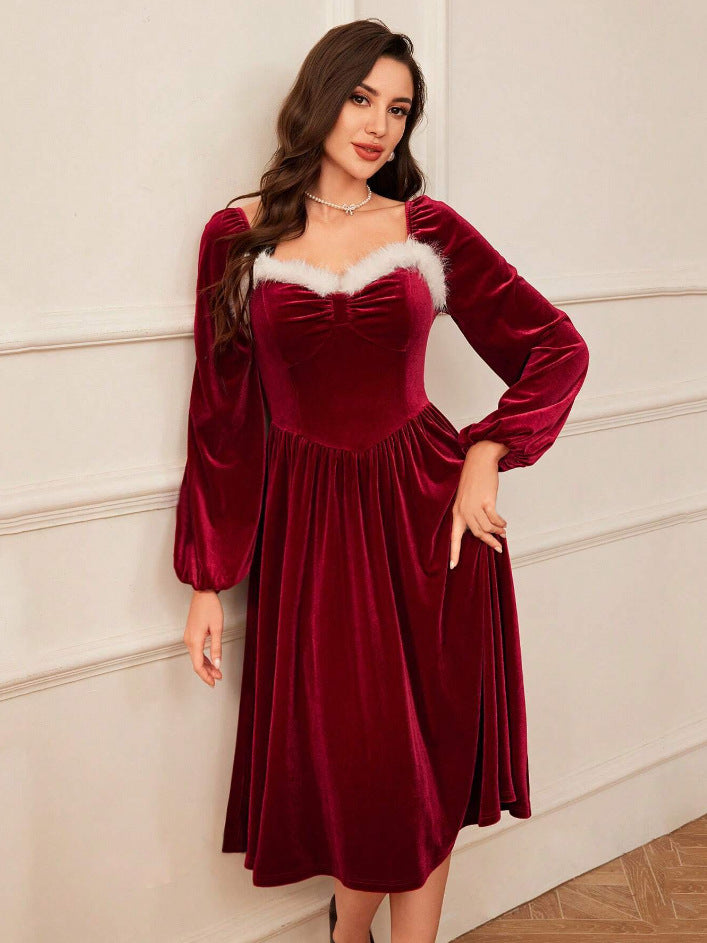 Red Velvet Christmas Dress |  Holiday Style