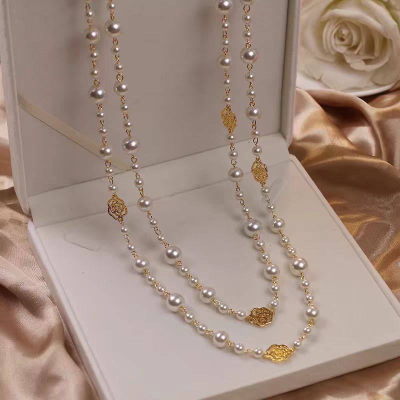 Retro Multi-layer Pearls Necklace