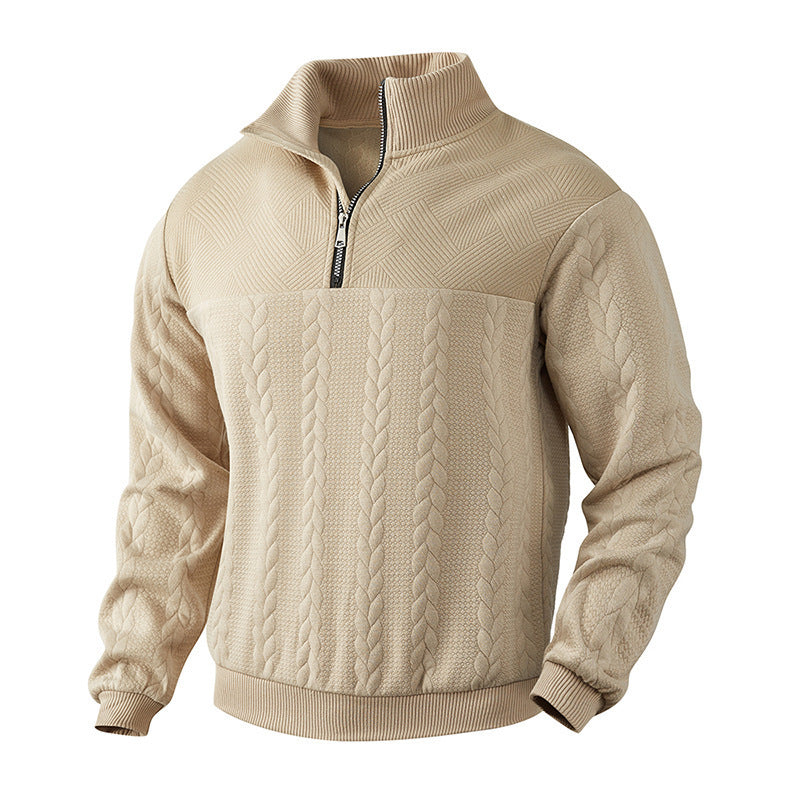 Men’s Jacquard Pullover Hoodie
