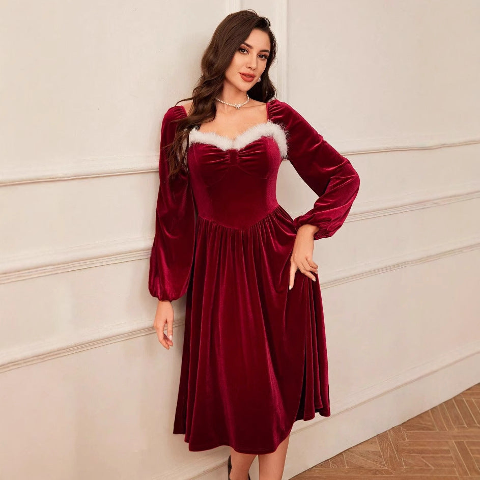 Red Velvet Christmas Dress |  Holiday Style