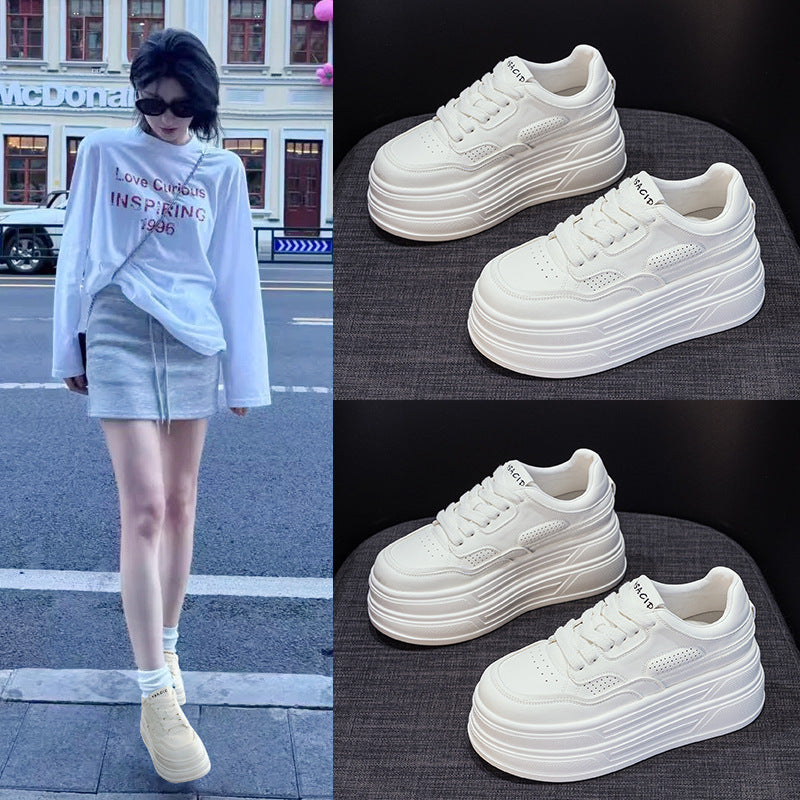 Leather Fashionable Lace-up Shoes