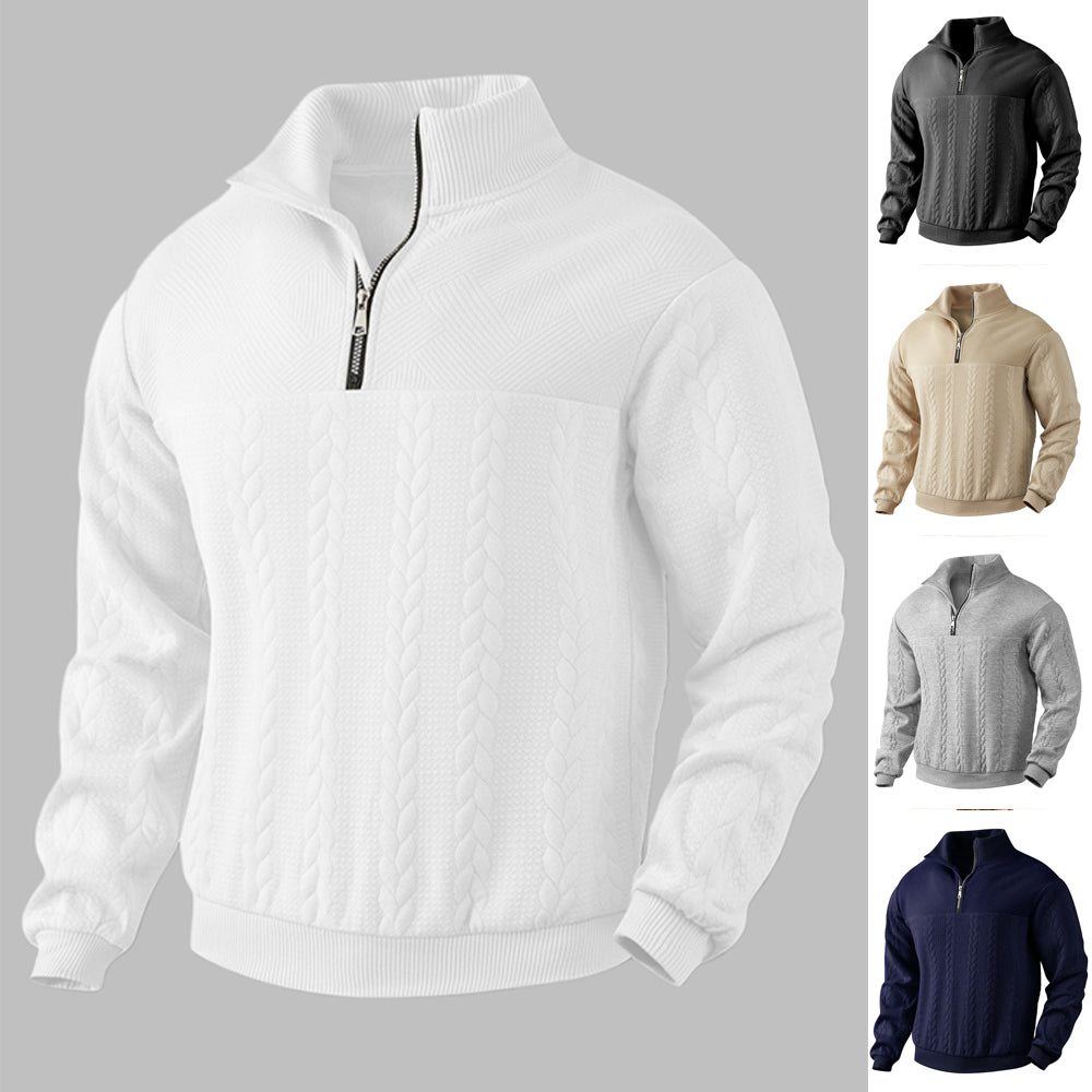 Men’s Jacquard Pullover Hoodie