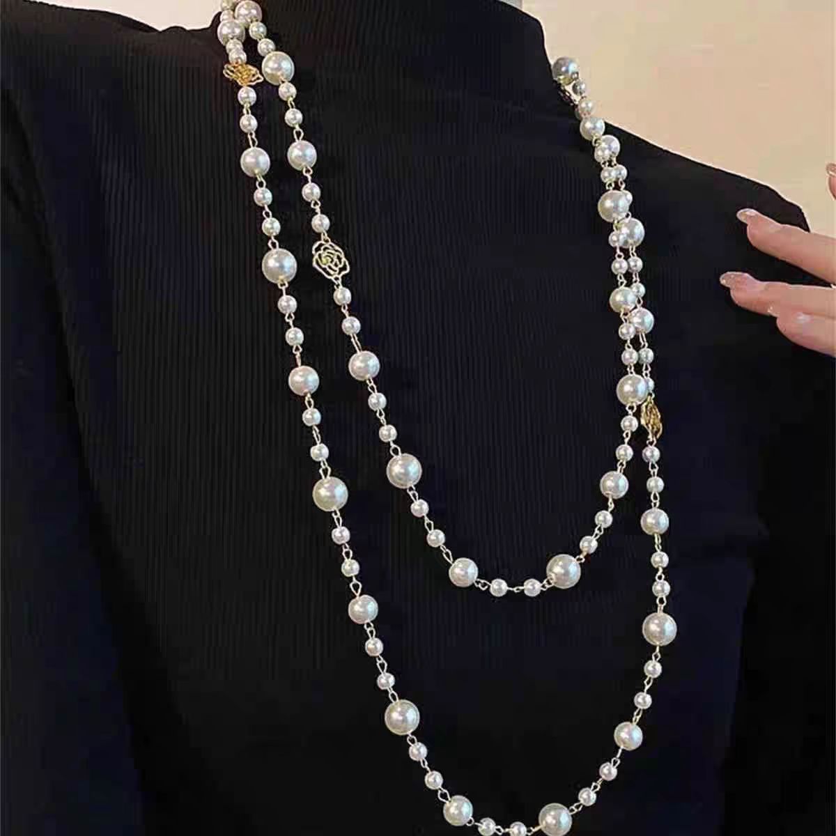 Retro Multi-layer Pearls Necklace