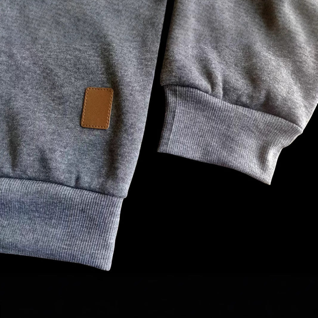 Men's Stand Collar Half Zip Long-sleeved Sports Top