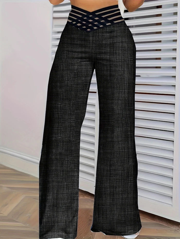 Women's Flared Pants – High Waist Wide Leg Jeans for Effortless Style