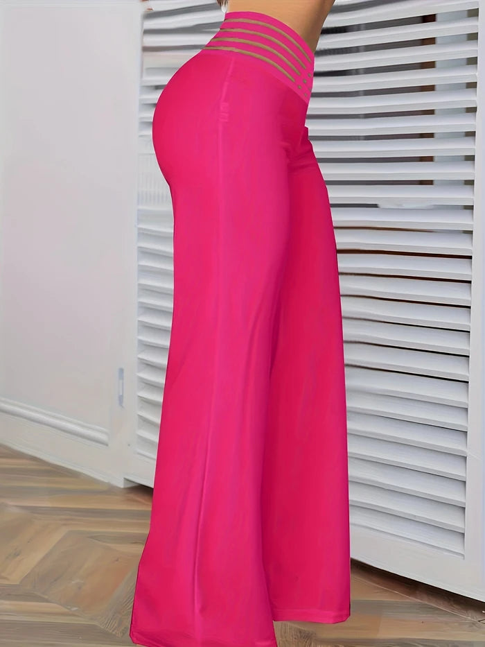 Women's Flared Pants – High Waist Wide Leg Jeans for Effortless Style