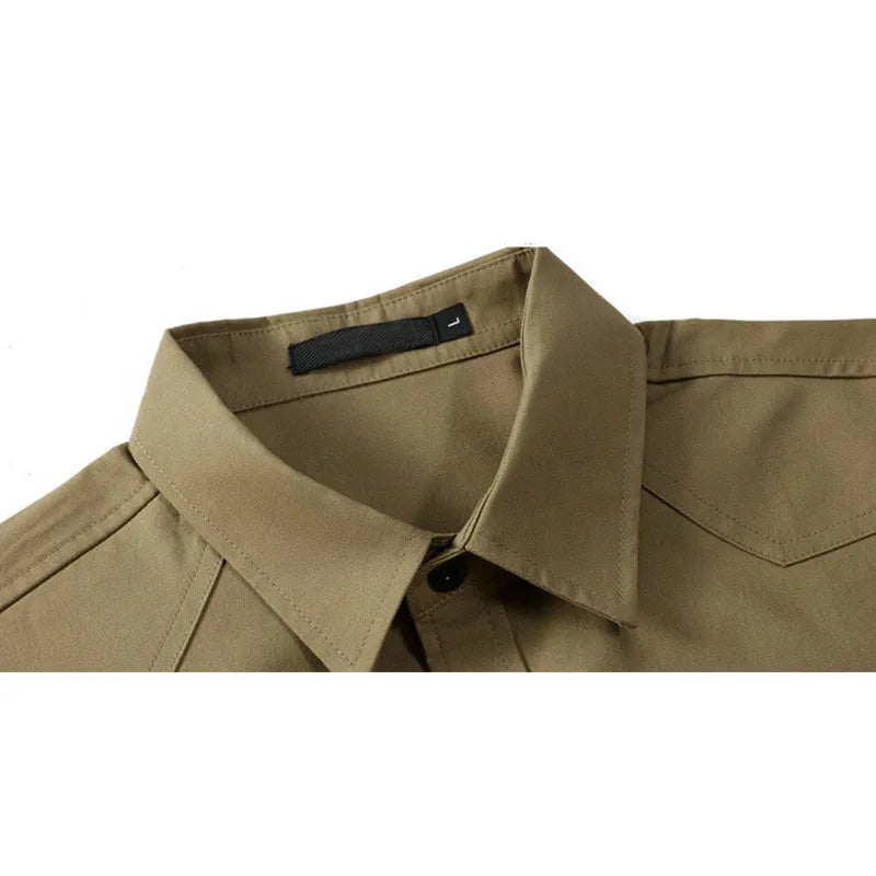 Men's Business Casual Long Sleeve Shirt