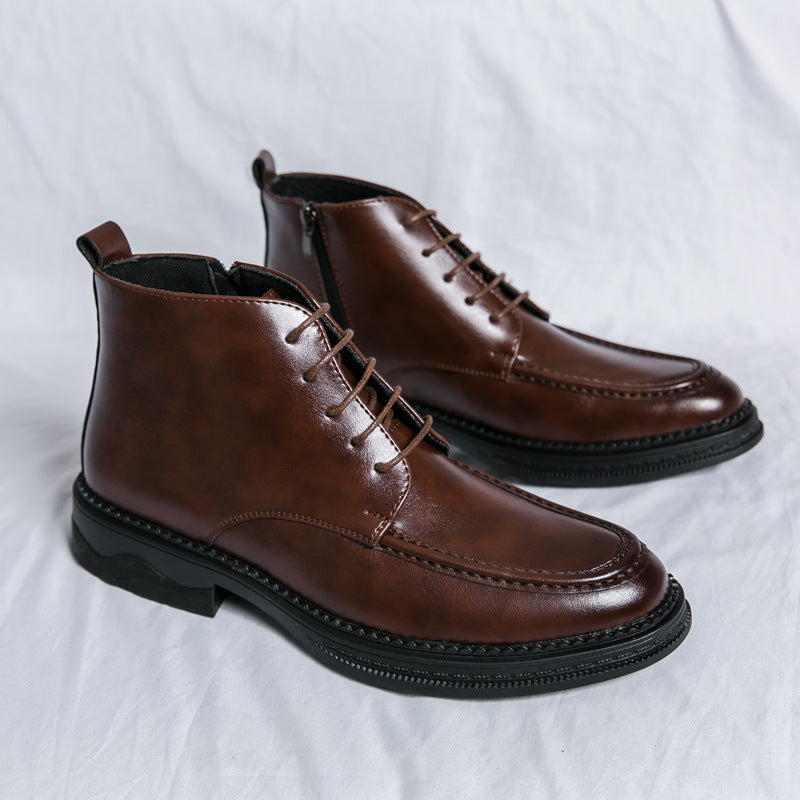 Autumn And Winter High-top Mid-cut Martin Boots