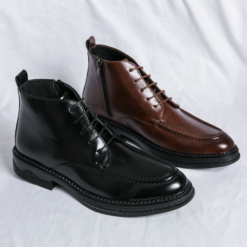 Autumn And Winter High-top Mid-cut Martin Boots