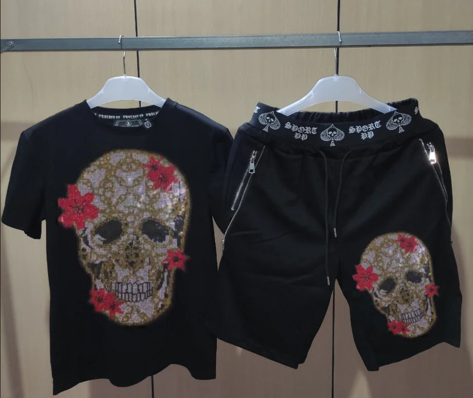 Men's Matching T-Shirt & Shorts Set