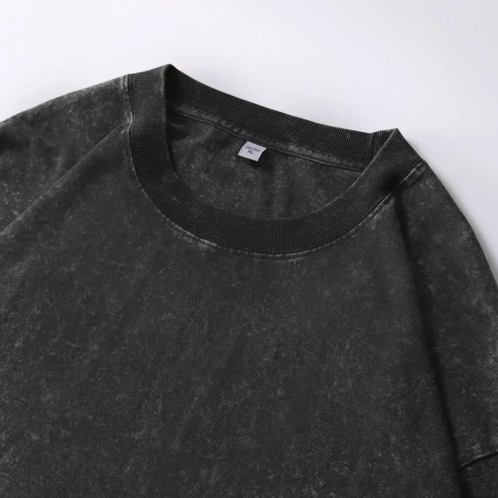 Oversized Sweatshirt – Vintage Washed Cotton Crewneck