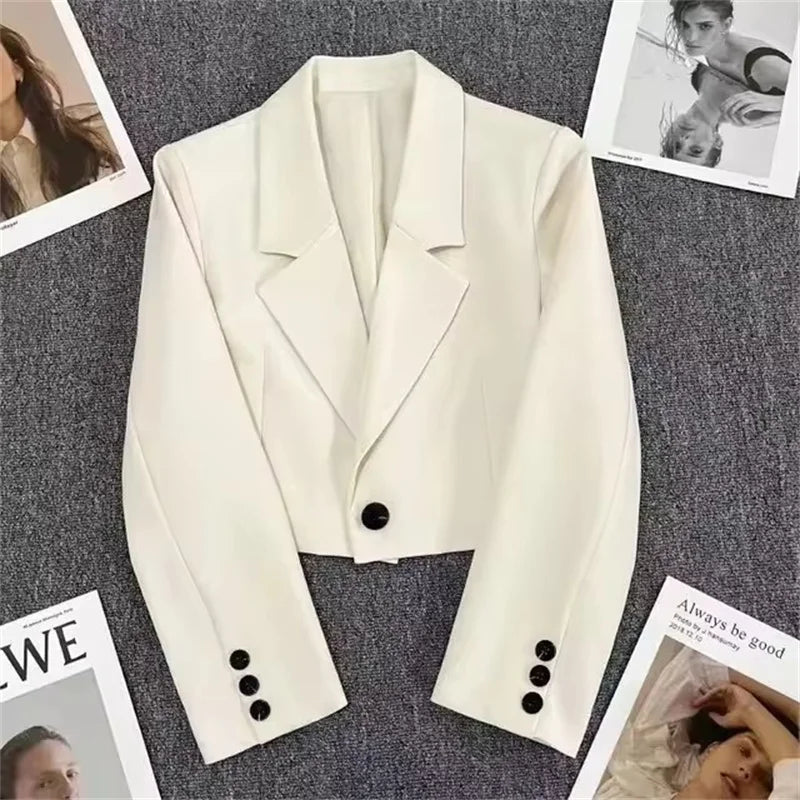 Womens Short Blazer - Caasual Elegant Style