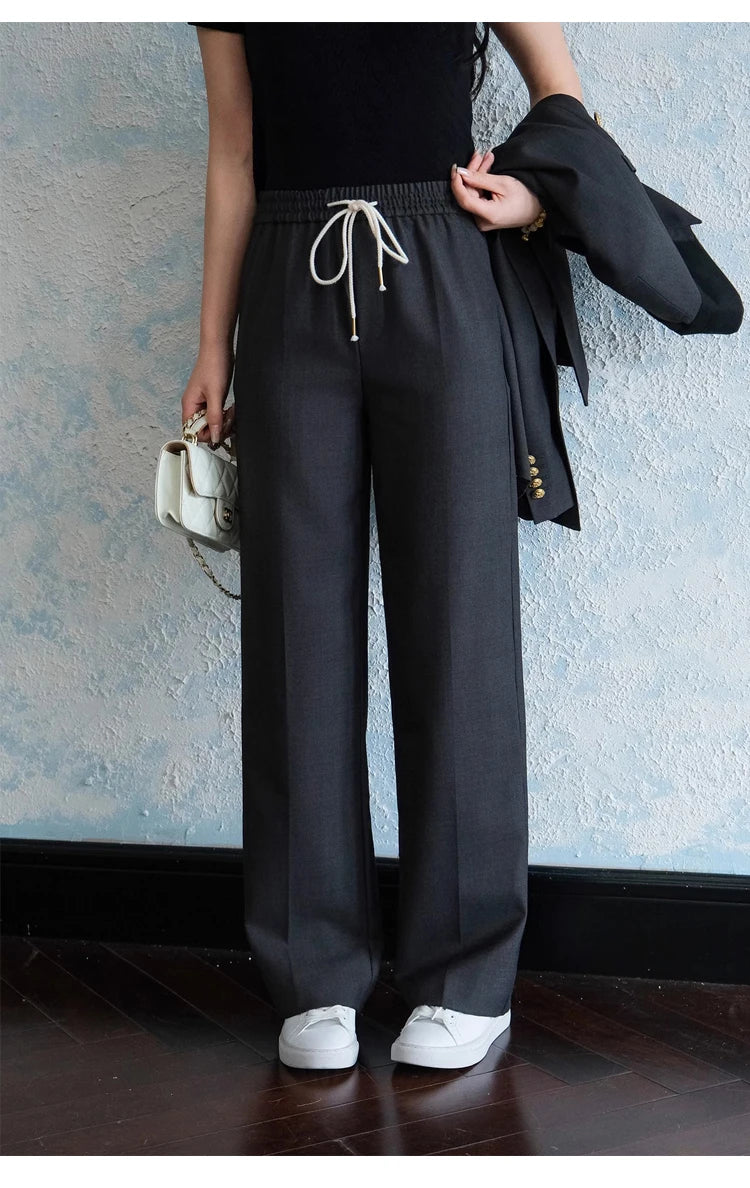 Women's 2 Piece Suit – Elegant Office Blazer & Pants Set