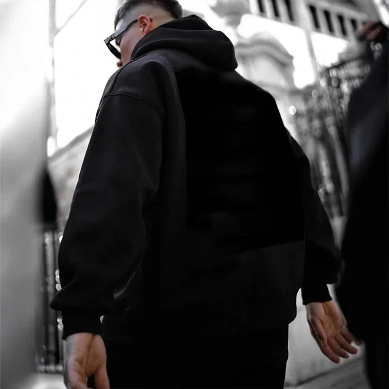 Mens Hoodie - Minimal Casual Streetwear