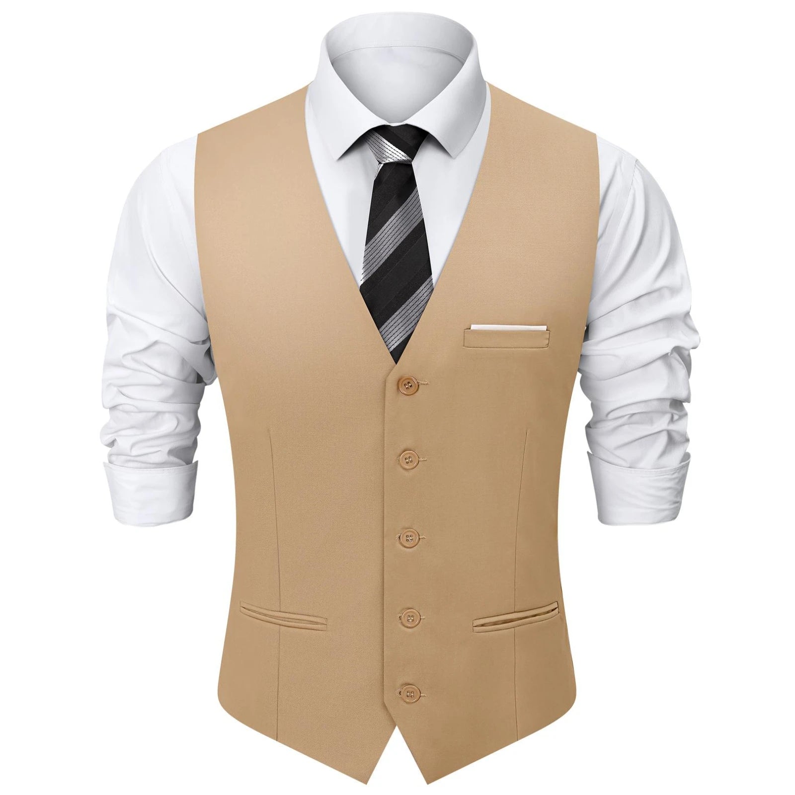 Men's Suit Vest – Formal Slim Fit Waistcoat