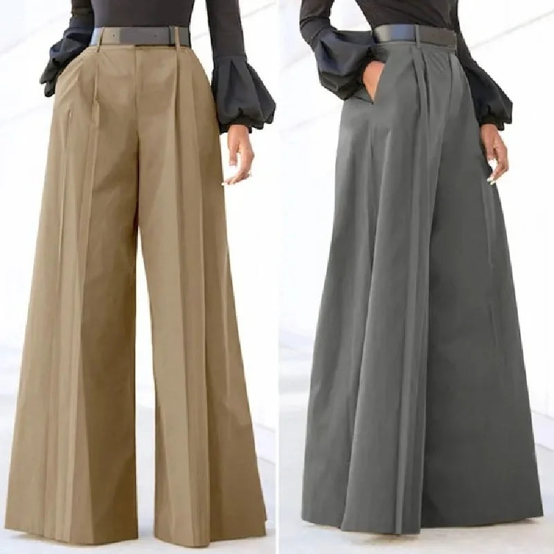 Wide Leg Pants – High Waist Palazzo Trousers for Women