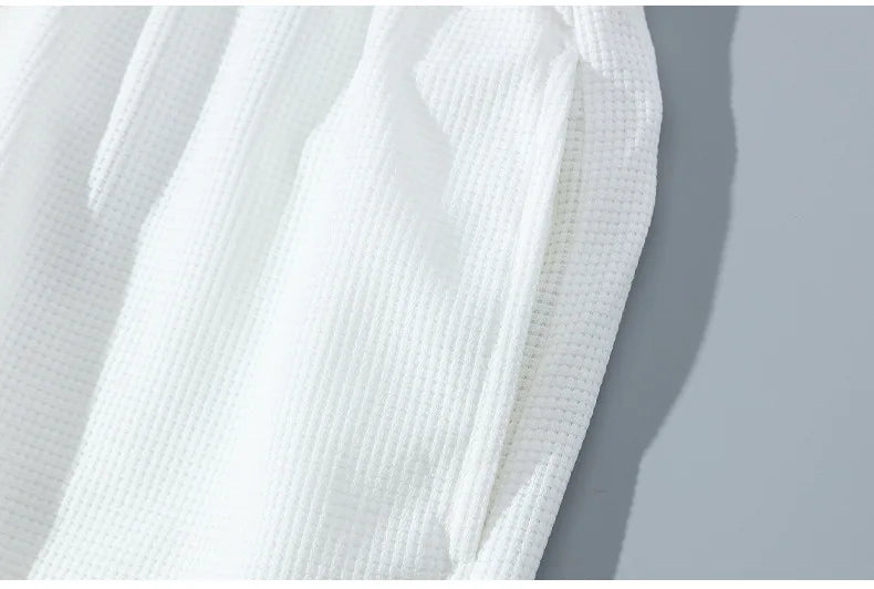 Men's White T-Shirt & Shorts Set