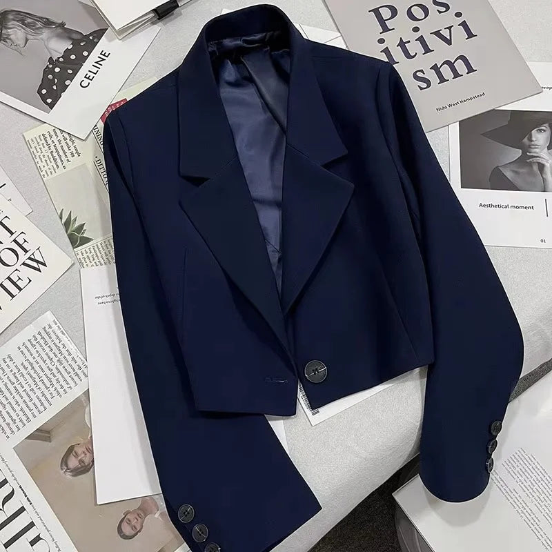 Womens Short Blazer - Caasual Elegant Style