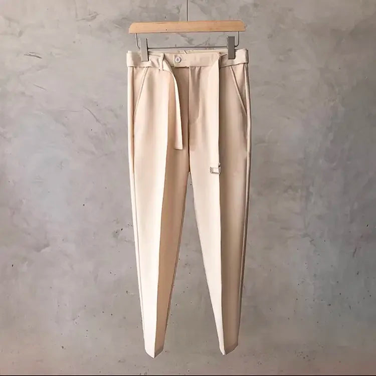 Men's Dress Pants – Slim Fit Office Trousers