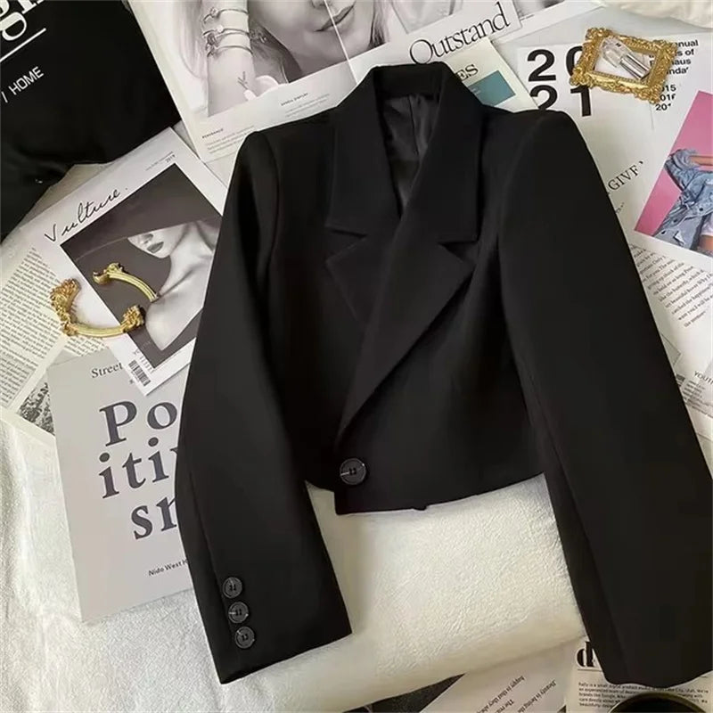 Womens Short Blazer - Caasual Elegant Style