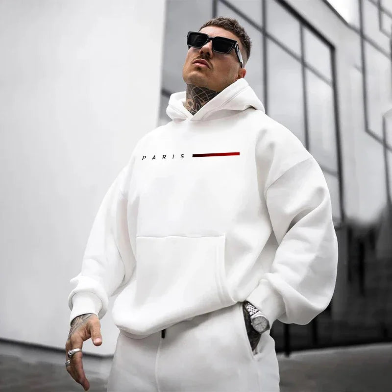 Mens Hoodie - Minimal Casual Streetwear