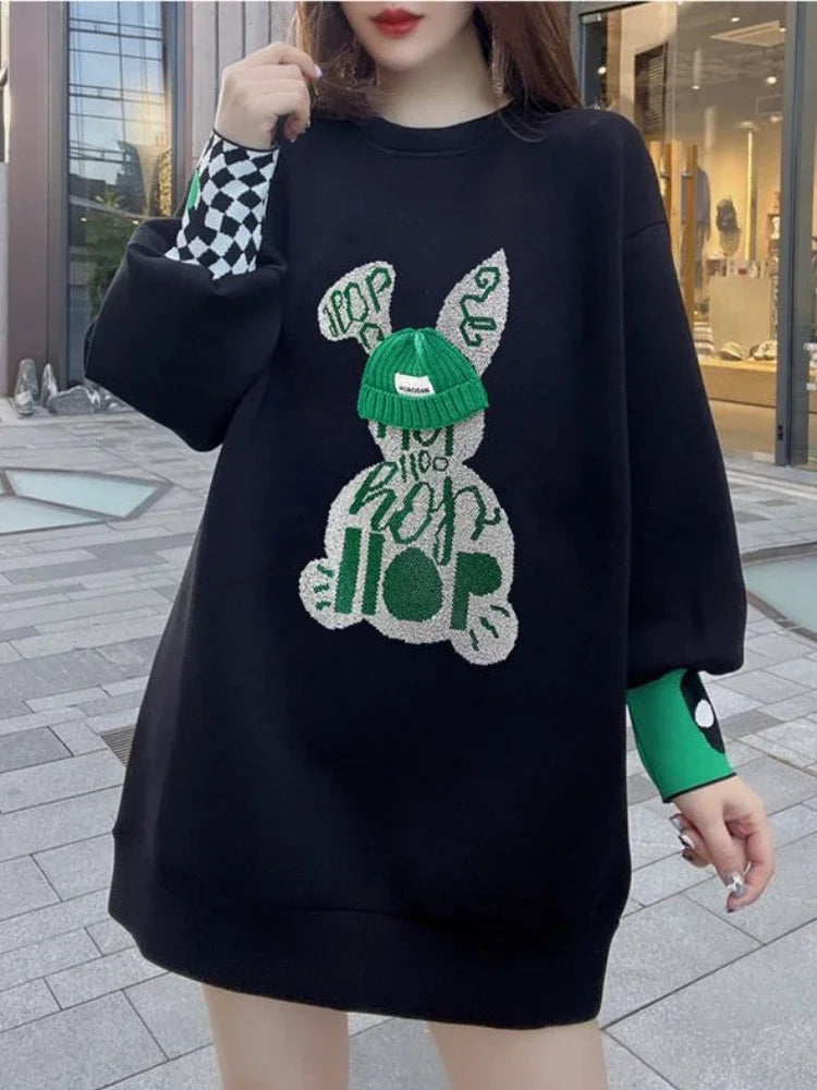 Women's Graphic Sweatshirt - Oversized Streetwear