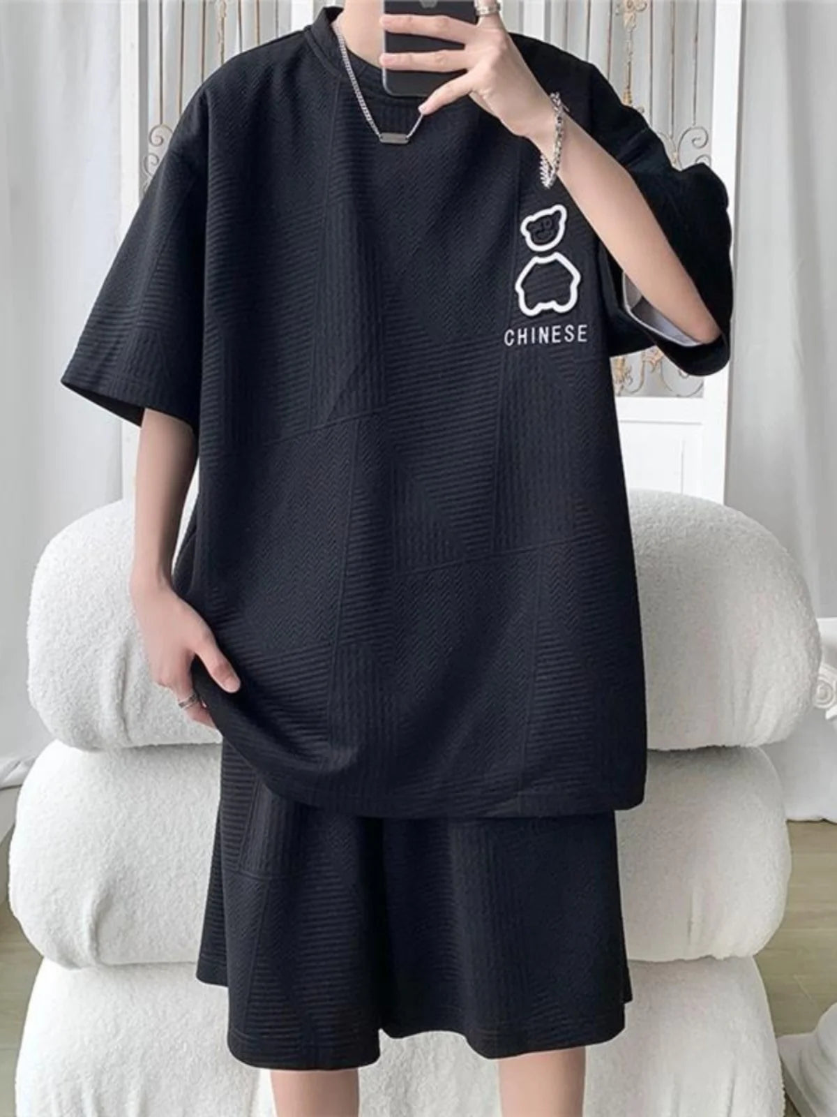 Men's Oversized Two Piece Lounge Set