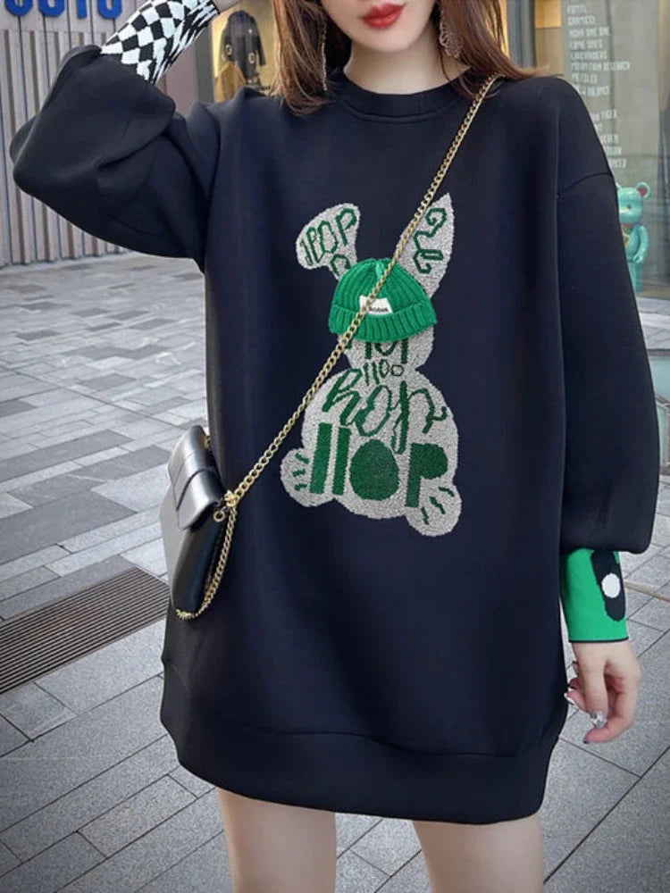 Women's Graphic Sweatshirt - Oversized Streetwear