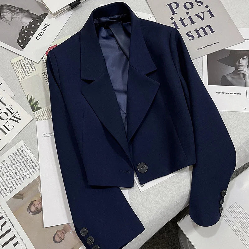 Womens Short Blazer - Caasual Elegant Style