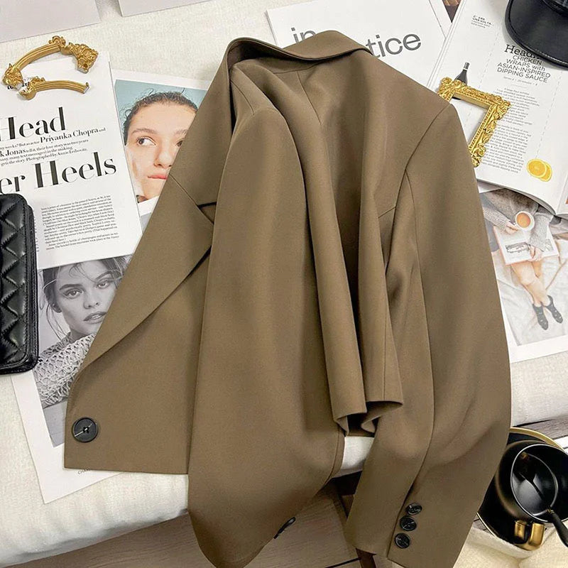 Womens Short Blazer - Caasual Elegant Style