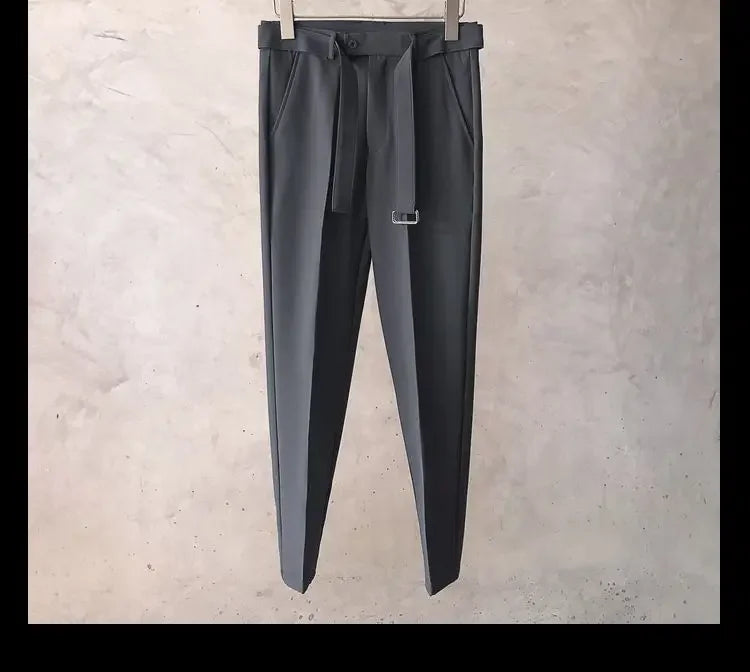 Men's Dress Pants – Slim Fit Office Trousers
