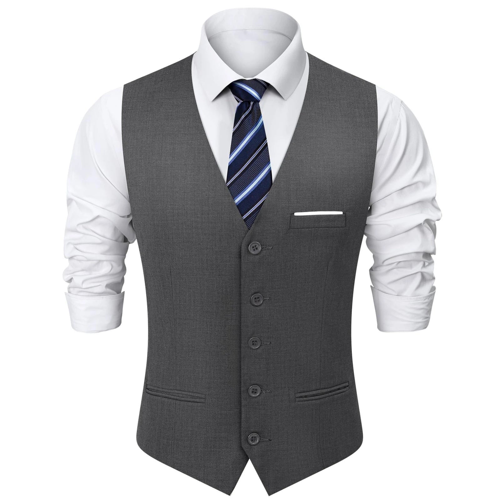 Men's Suit Vest – Formal Slim Fit Waistcoat