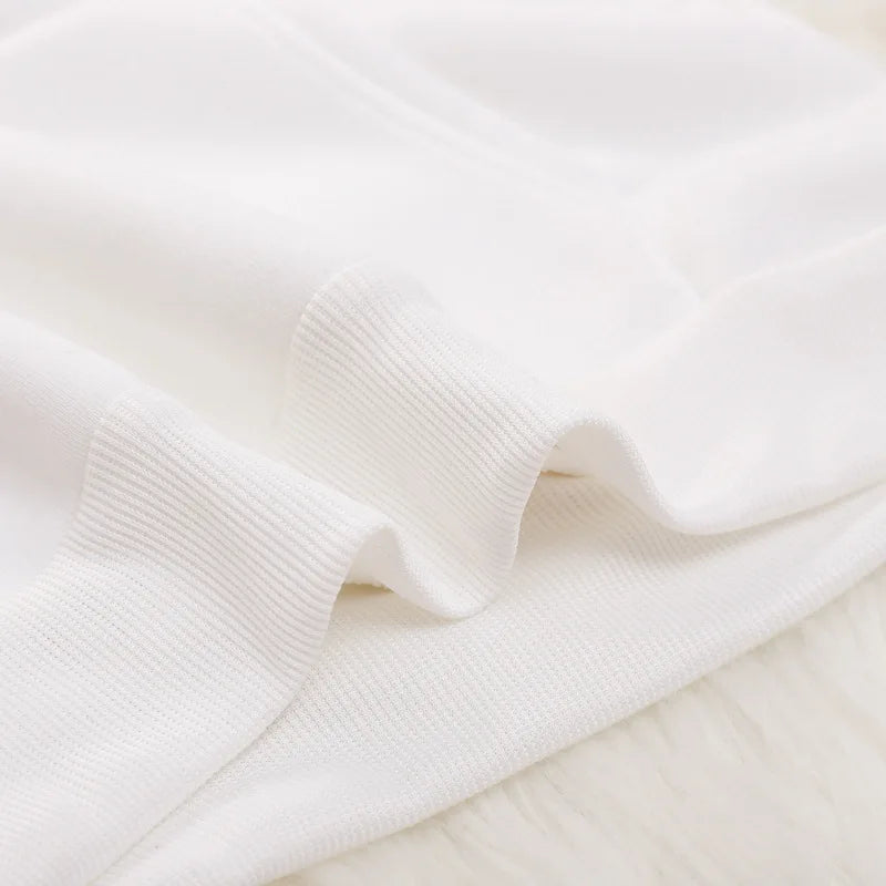 White Hoodie with 'C'EST LA VIE PARIS' Text