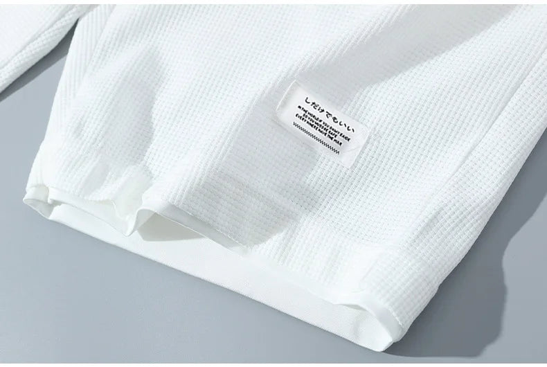Men's White T-Shirt & Shorts Set