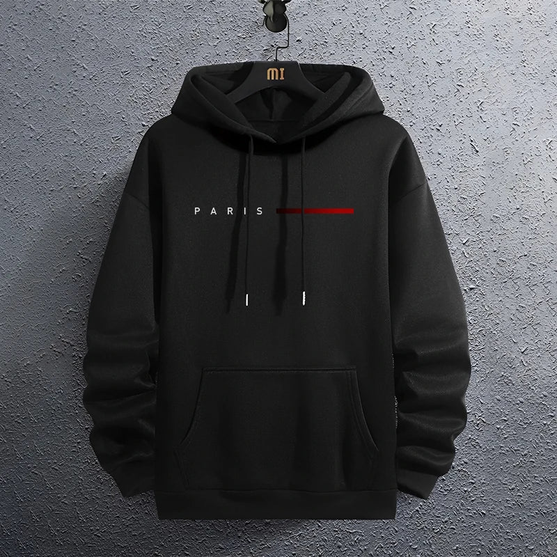 Mens Hoodie - Minimal Casual Streetwear