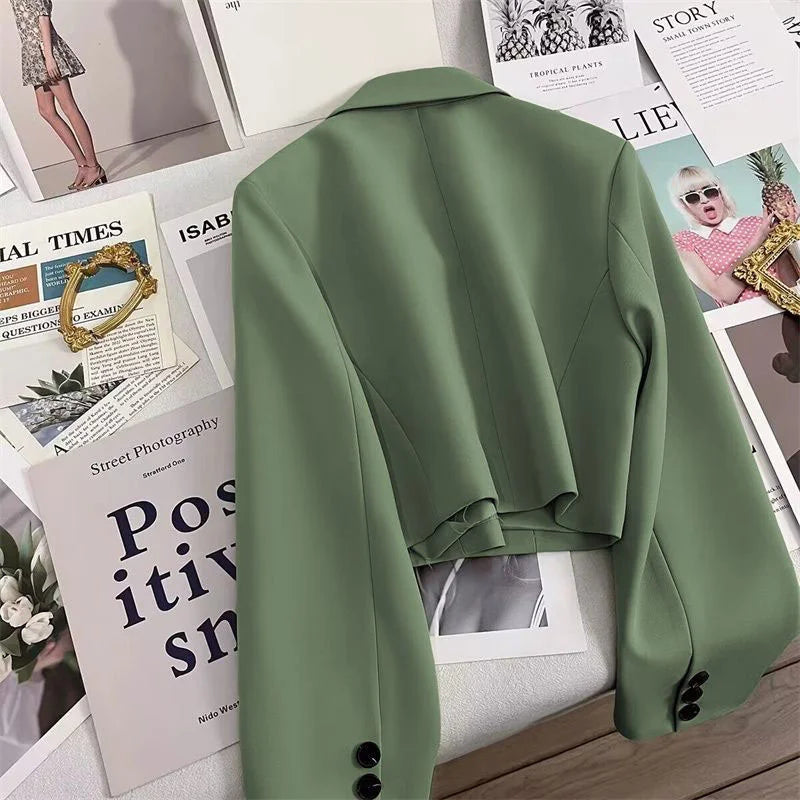 Womens Short Blazer - Caasual Elegant Style