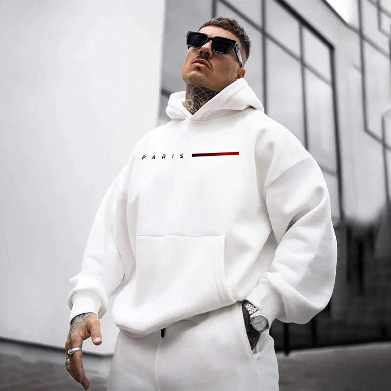 Mens Hoodie - Minimal Casual Streetwear