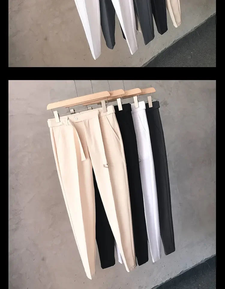 Men's Dress Pants – Slim Fit Office Trousers