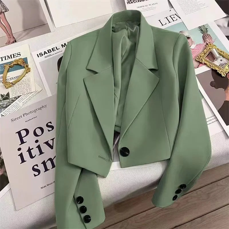 Womens Short Blazer - Caasual Elegant Style