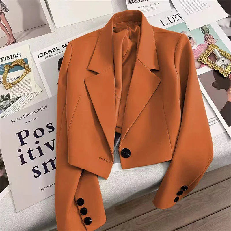 Womens Short Blazer - Caasual Elegant Style