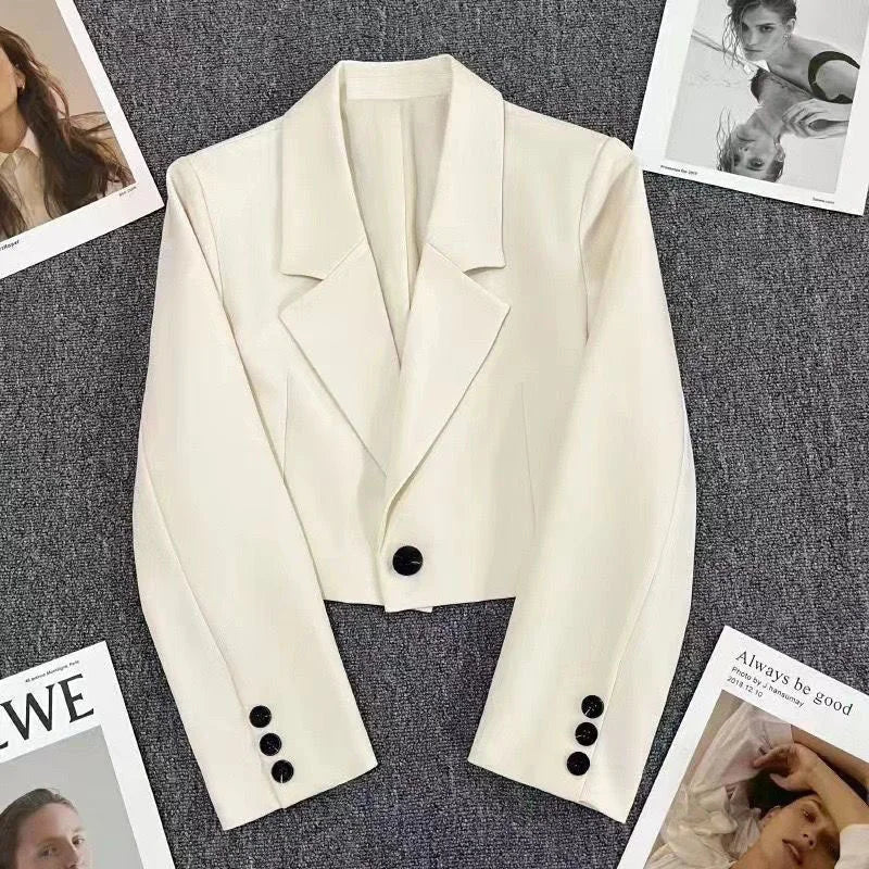 Womens Short Blazer - Caasual Elegant Style