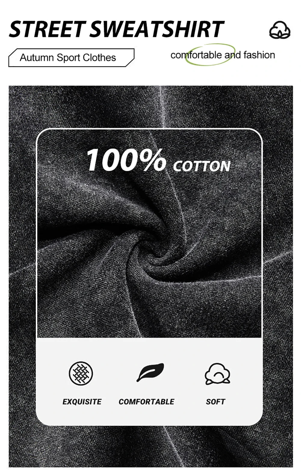 Oversized Sweatshirt – Vintage Washed Cotton Crewneck