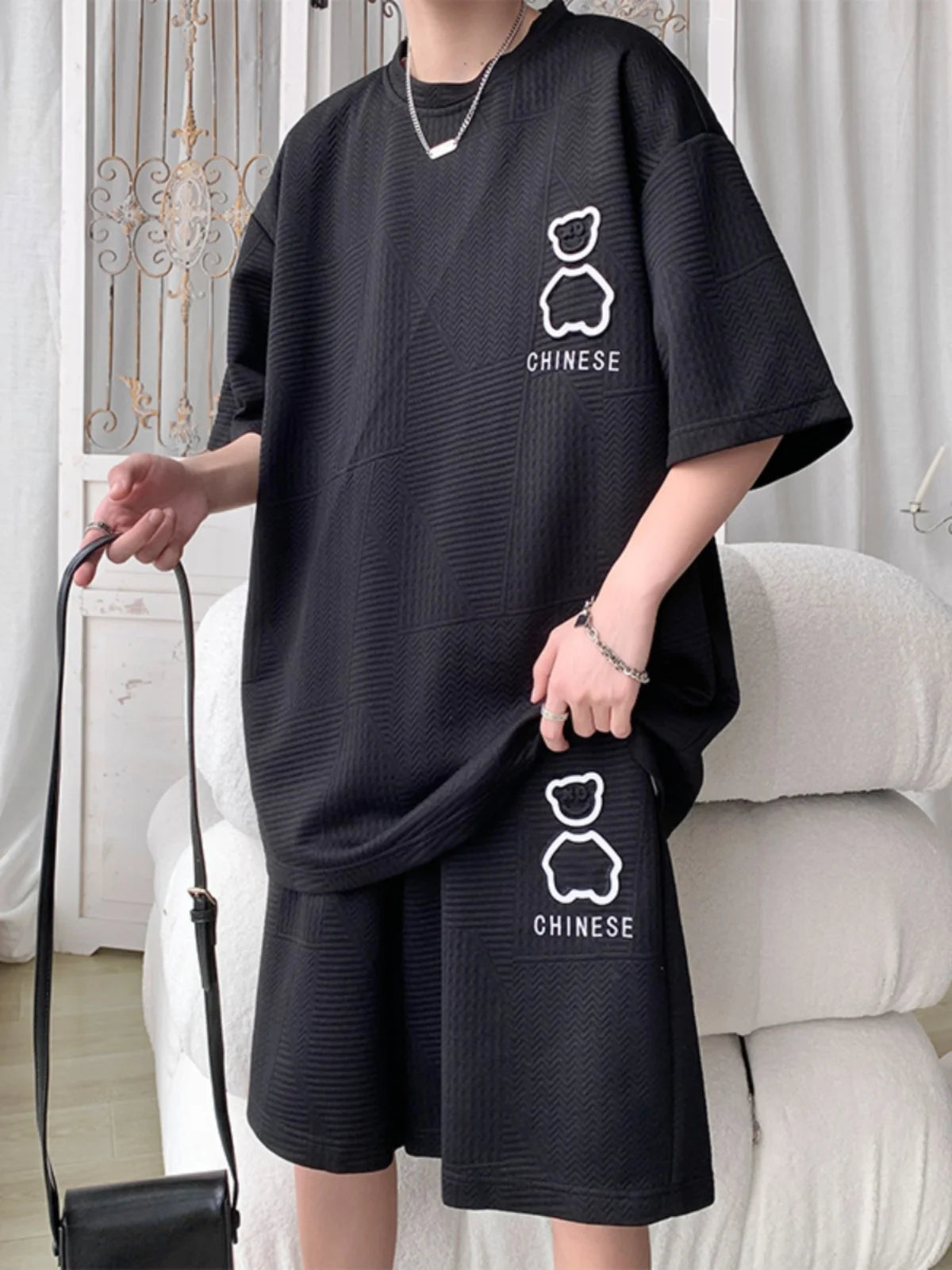Men's Oversized Two Piece Lounge Set