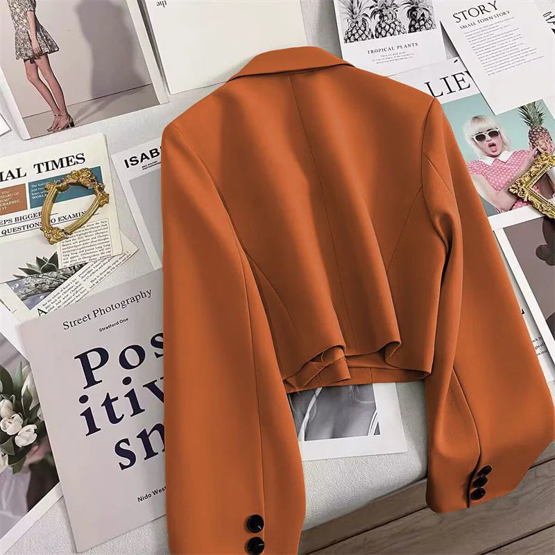 Womens Short Blazer - Caasual Elegant Style