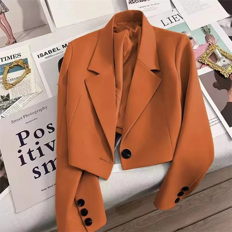 Womens Short Blazer - Caasual Elegant Style