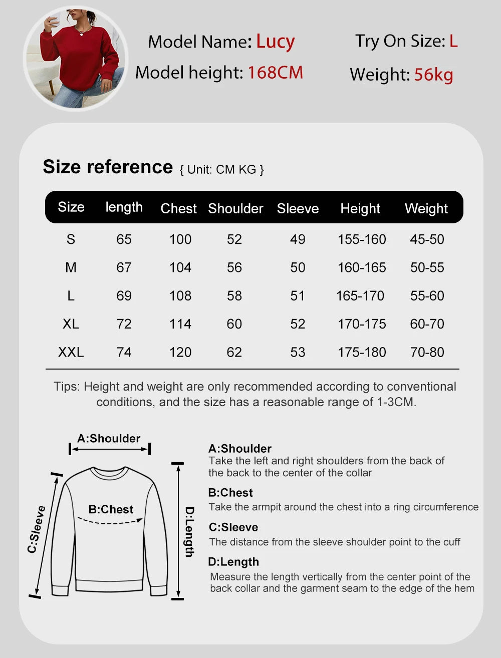 Women Oversized Sweatshirt – Cozy Fleece Casual Pullover