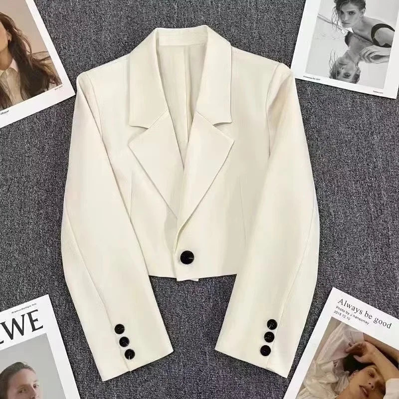 Womens Short Blazer - Caasual Elegant Style