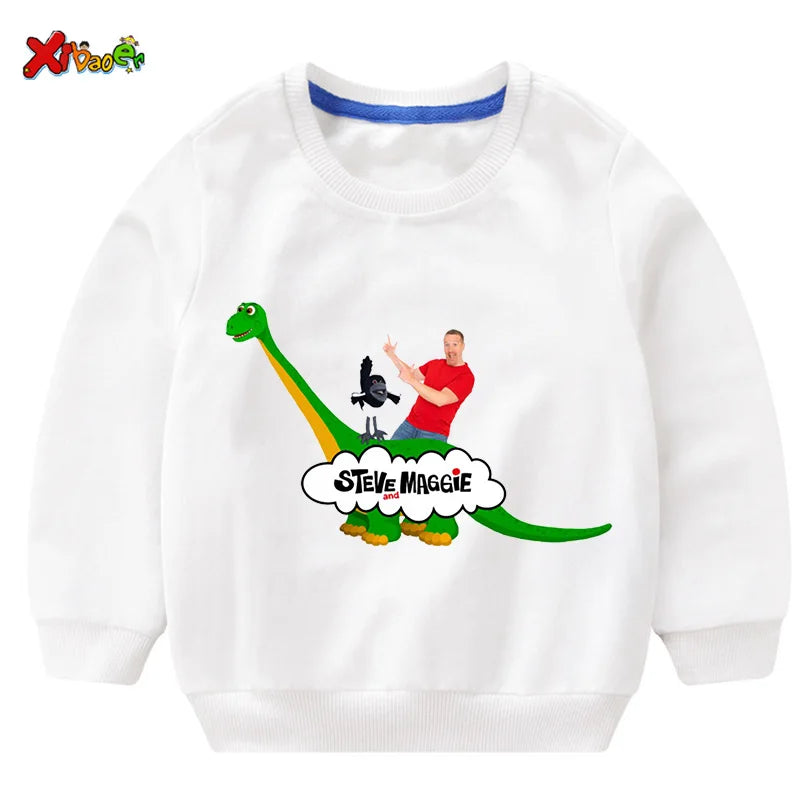 Kids Sweatshirt – Cartoon Cotton Casual Pullover